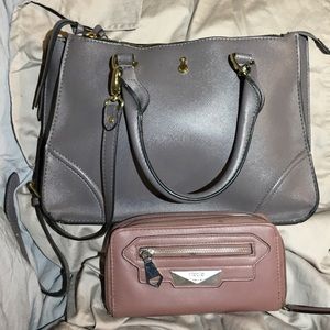 London Fog purse with a ‘Nicole’ wallet.